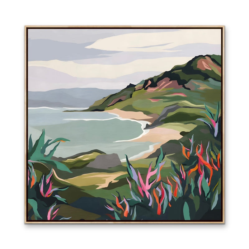 Across the Ditch- Blue Colourful Abstract Original Artwork Print