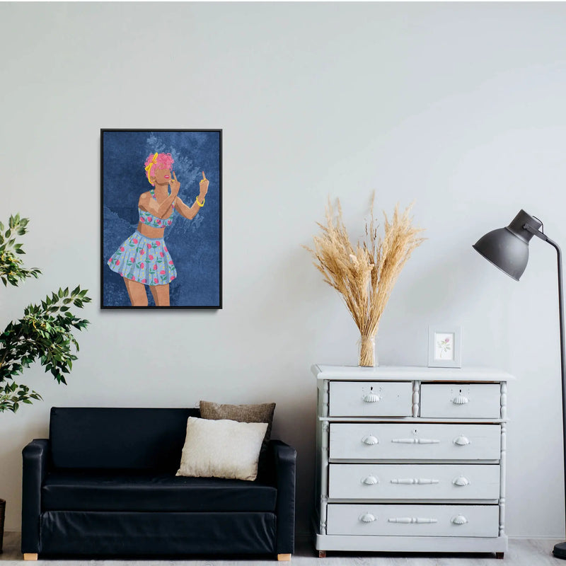 Not Your Girl\tby Raissa Oltmanns- Stretched Canvas Print or Framed Fine Art Print - Artwork I Heart Wall Art Australia 