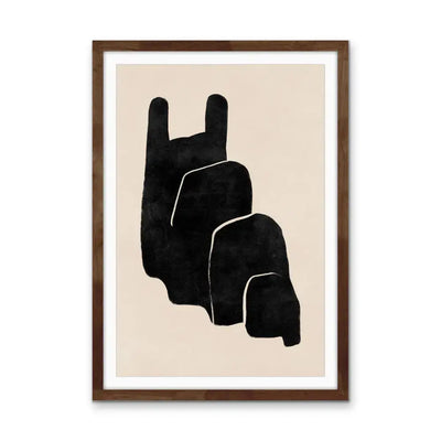 Ola Abstract Modern Shapes Collection - Print Eighteen-  Contemporary Geometric Shape Artwork Collection I Heart Wall Art Australia 