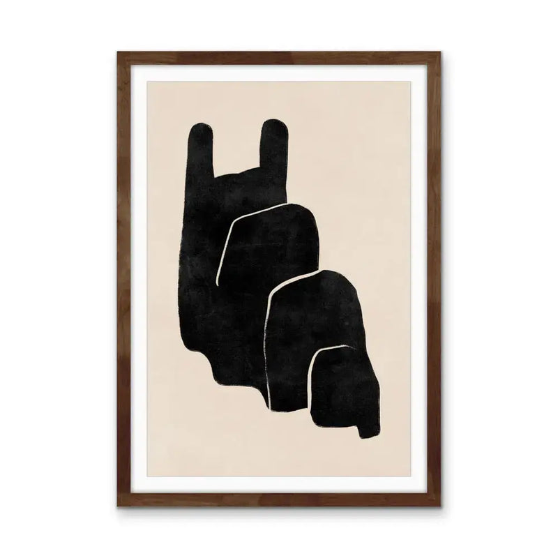 Ola Abstract Modern Shapes Collection - Print Eighteen-  Contemporary Geometric Shape Artwork Collection I Heart Wall Art Australia 