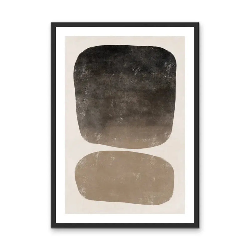 Ola Abstract Modern Shapes Collection - Print One - Contemporary Geometric Shape Artwork Collection - I Heart Wall Art