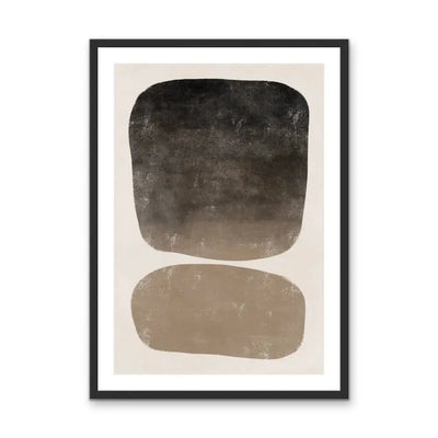 Ola Abstract Modern Shapes Collection - Print One - Contemporary Geometric Shape Artwork Collection I Heart Wall Art Australia 