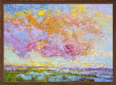 On A Summer's Eve - Stretched Canvas, Poster or Fine Art Print I Heart Wall Art