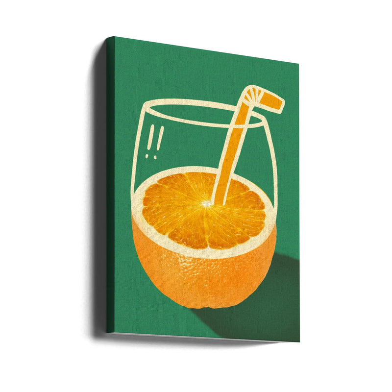 Orange juice - Stretched Canvas, Poster or Fine Art Print I Heart Wall Art