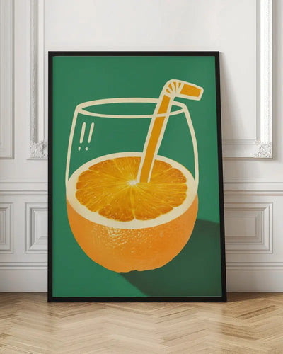 Orange juice - Stretched Canvas, Poster or Fine Art Print I Heart Wall Art