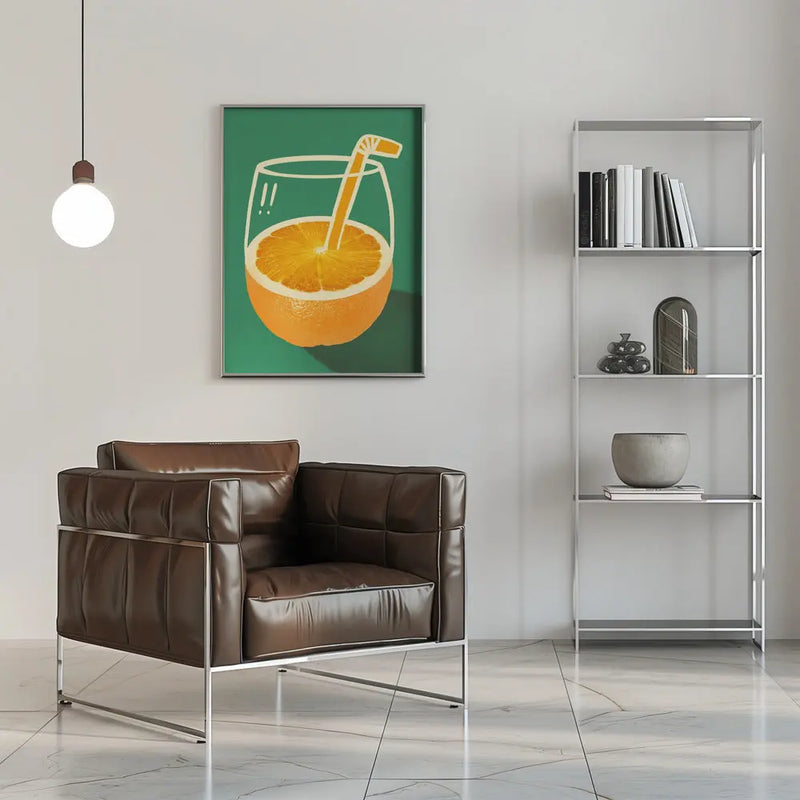 Orange juice - Stretched Canvas, Poster or Fine Art Print I Heart Wall Art