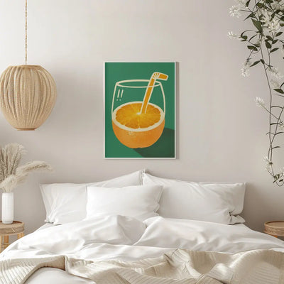 Orange juice - Stretched Canvas, Poster or Fine Art Print I Heart Wall Art