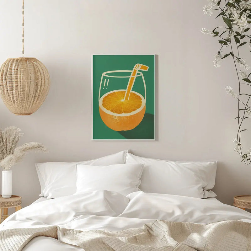 Orange juice - Stretched Canvas, Poster or Fine Art Print I Heart Wall Art