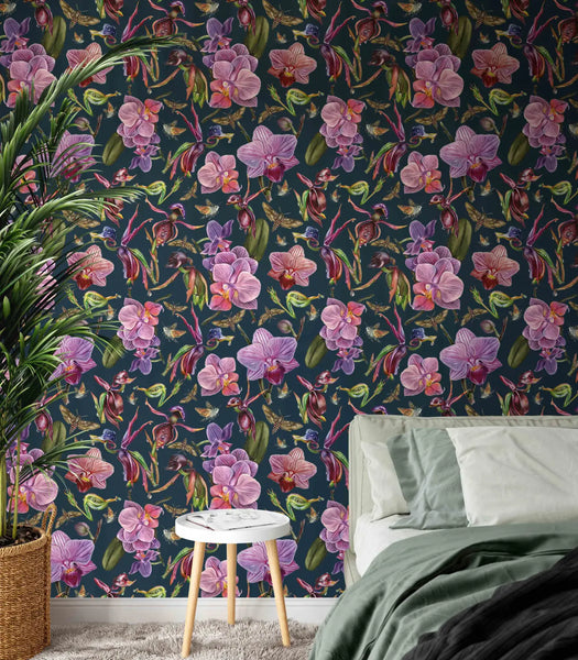 Orchid Garden Wallpaper