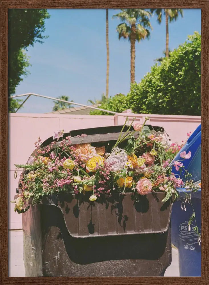 Palm Springs Curb - Stretched Canvas, Poster or Fine Art Print I Heart Wall Art