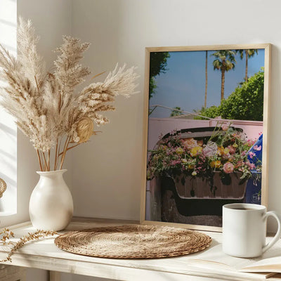 Palm Springs Curb - Stretched Canvas, Poster or Fine Art Print I Heart Wall Art