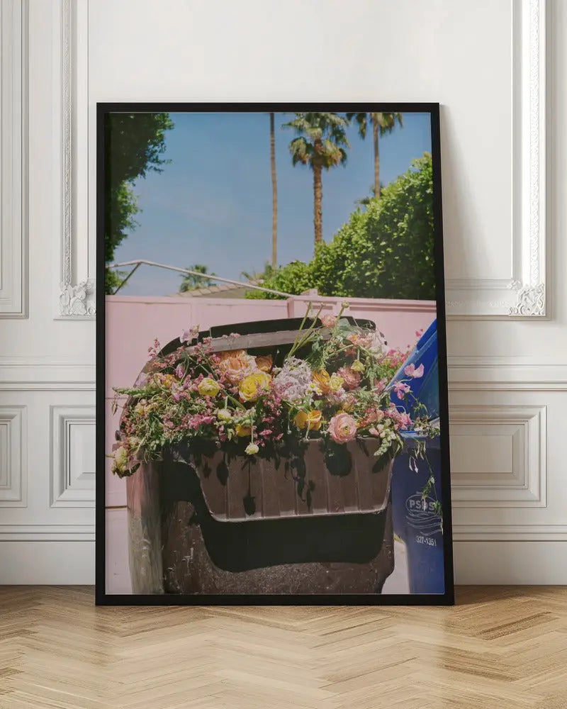 Palm Springs Curb - Stretched Canvas, Poster or Fine Art Print I Heart Wall Art