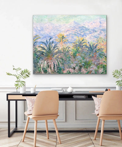 Palm Trees at Bordighera (1884) by Claude Monet