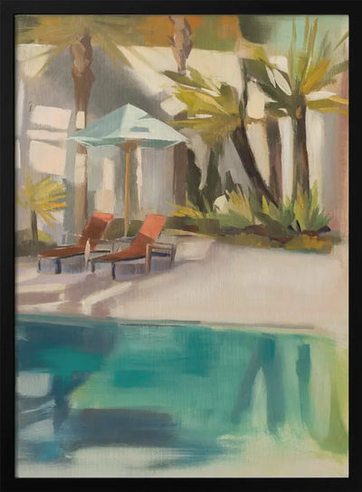 Palmbeach - Stretched Canvas, Poster or Fine Art Print I Heart Wall Art