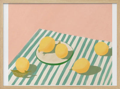 Pandclemonsandstripes Copy - Stretched Canvas, Poster or Fine Art Print I Heart Wall Art