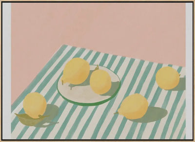 Pandclemonsandstripes Copy - Stretched Canvas, Poster or Fine Art Print I Heart Wall Art