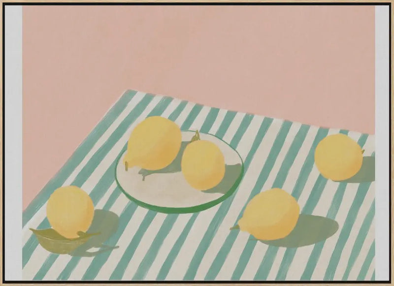 Pandclemonsandstripes Copy - Stretched Canvas, Poster or Fine Art Print I Heart Wall Art