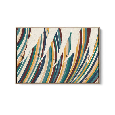 Party Wave by Fabian\tLavater - Stretched Canvas Print or Framed Fine Art Print - Artwork I Heart Wall Art Australia 