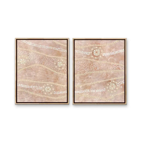 Two Piece Aboriginal Art Se