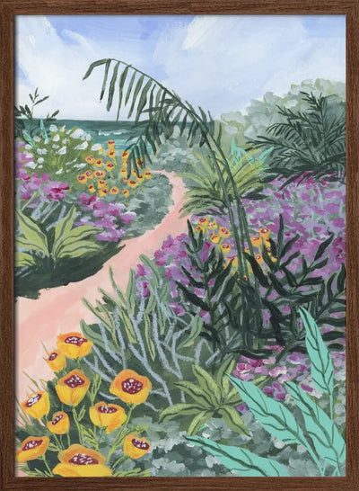 Path to the Pacific II - Stretched Canvas, Poster or Fine Art Print I Heart Wall Art