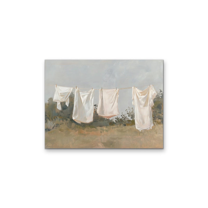 Air It Out - Countryside Laundry Rustic Stretched Canvas or Wall Art Print I Heart Wall Art Australia