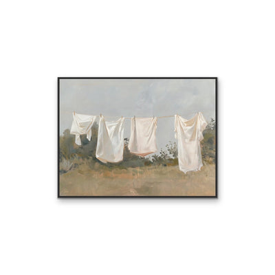 Air It Out - Countryside Laundry Rustic Stretched Canvas or Wall Art Print I Heart Wall Art Australia