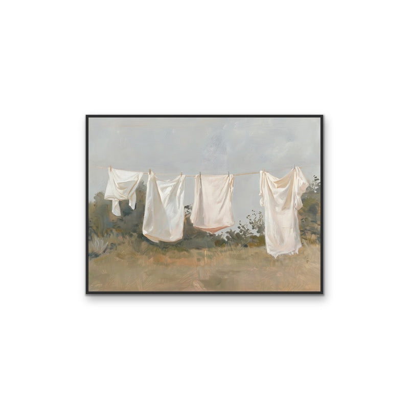 Air It Out - Countryside Laundry Rustic Stretched Canvas or Wall Art Print I Heart Wall Art Australia