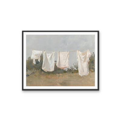 Air It Out - Countryside Laundry Rustic Stretched Canvas or Wall Art Print I Heart Wall Art Australia