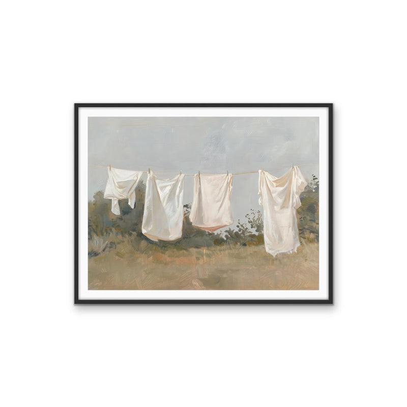 Air It Out - Countryside Laundry Rustic Stretched Canvas or Wall Art Print I Heart Wall Art Australia