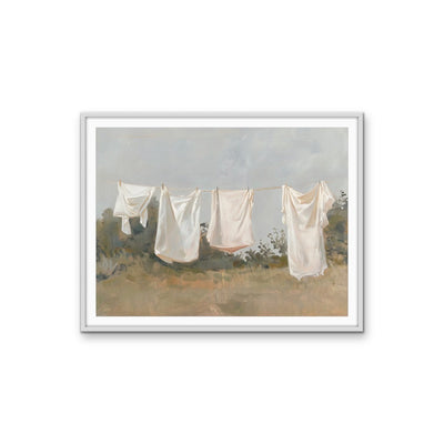 Air It Out - Countryside Laundry Rustic Stretched Canvas or Wall Art Print I Heart Wall Art Australia