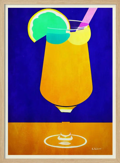 Pina Colada - Stretched Canvas, Poster or Fine Art Print I Heart Wall Art