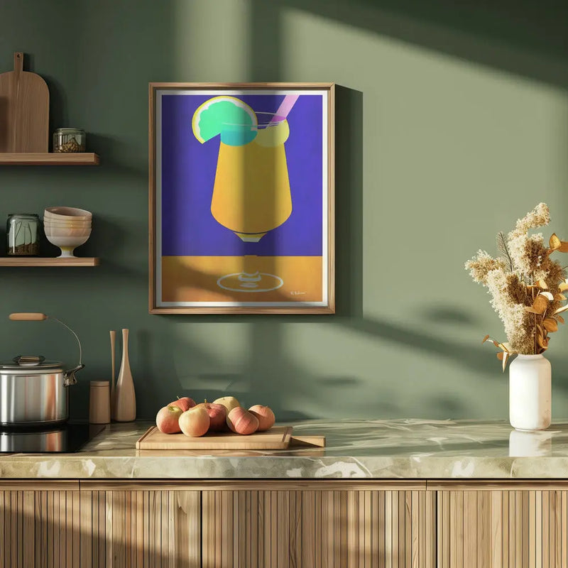 Pina Colada - Stretched Canvas, Poster or Fine Art Print I Heart Wall Art