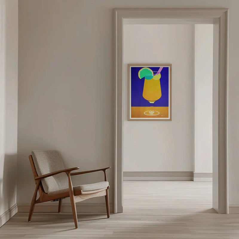 Pina Colada - Stretched Canvas, Poster or Fine Art Print I Heart Wall Art