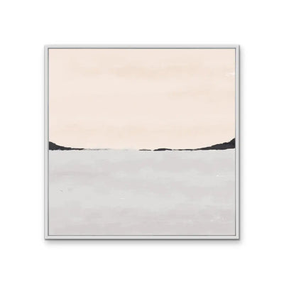Pink and Grey Mountain Landscape 2 - Artwork By Paint It Black Studio - Stretched Canvas Canvas Print or Framed Art Print I Heart Wall Art Australia 