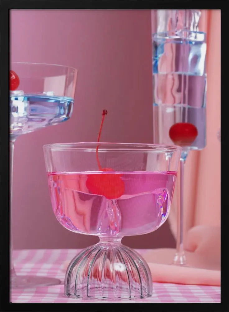 Pink party - Stretched Canvas, Poster or Fine Art Print I Heart Wall Art