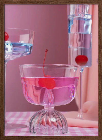 Pink party - Stretched Canvas, Poster or Fine Art Print I Heart Wall Art