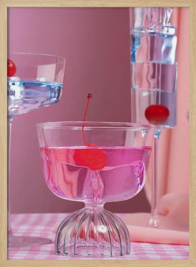 Pink party - Stretched Canvas, Poster or Fine Art Print I Heart Wall Art