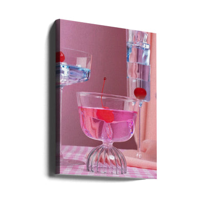 Pink party - Stretched Canvas, Poster or Fine Art Print I Heart Wall Art