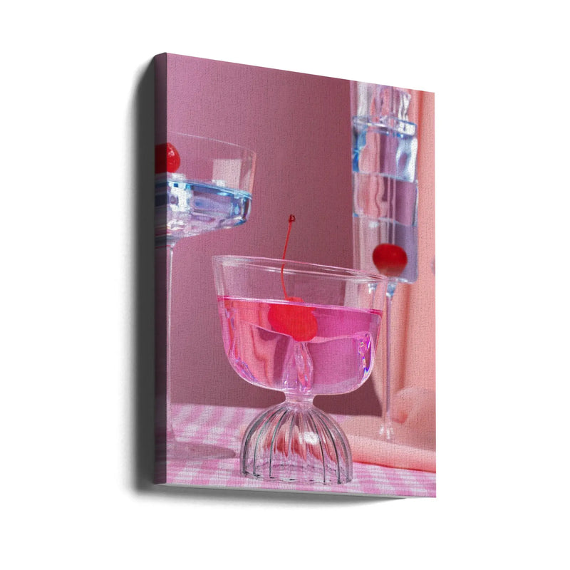 Pink party - Stretched Canvas, Poster or Fine Art Print I Heart Wall Art