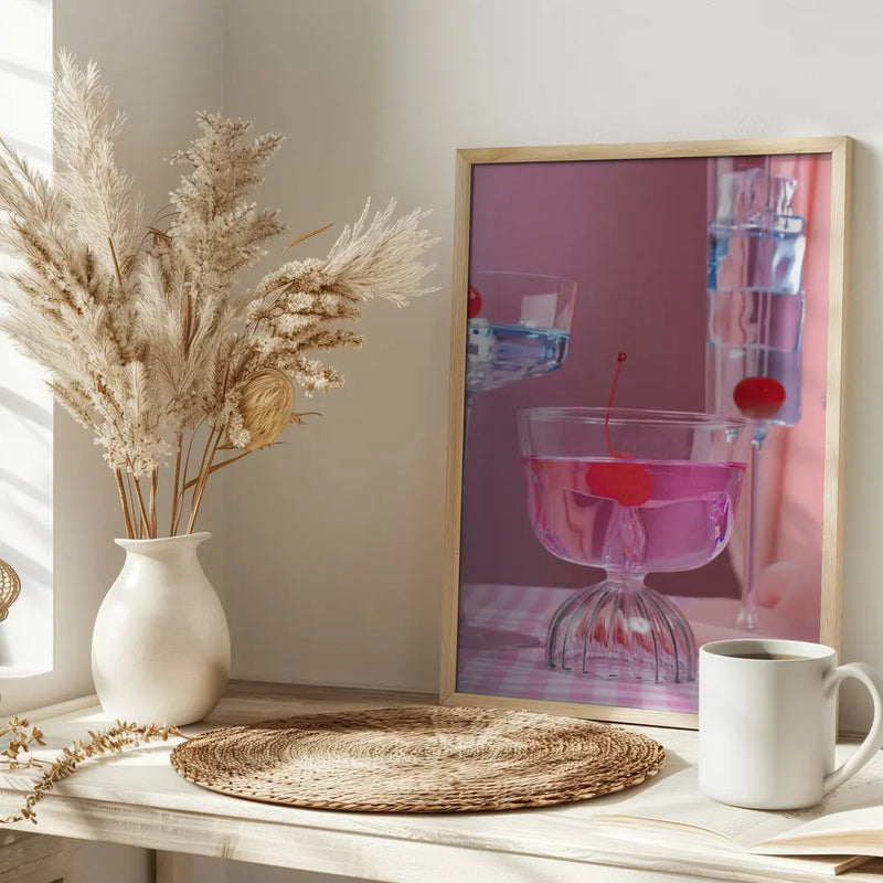 Pink party - Stretched Canvas, Poster or Fine Art Print I Heart Wall Art