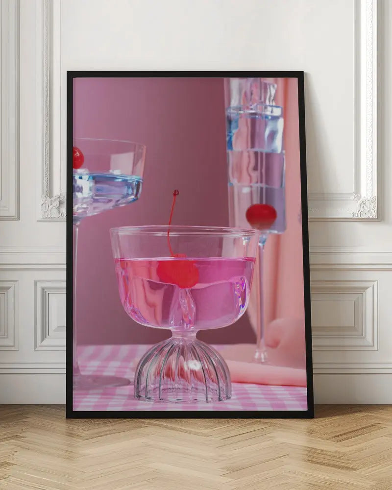 Pink party - Stretched Canvas, Poster or Fine Art Print I Heart Wall Art