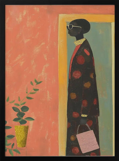 Portrait of a Woman - Stretched Canvas, Poster or Fine Art Print I Heart Wall Art