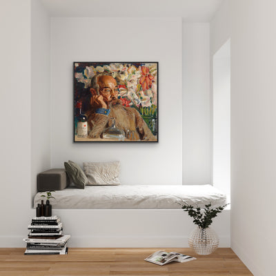 Portrait of Sigurd Wettenhovi-Aspa from 1919 - Square Canvas or Framed Fine Art Print