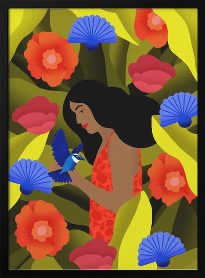 Rafaela Mascaro's Print Number 113 - Stretched Canvas, Poster or Fine Art Print I Heart Wall Art