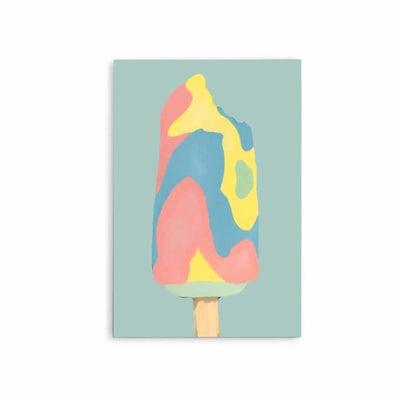Rainbow Paddlepop - Stretched Canvas Print or Framed Fine Art Print - Artwork I Heart Wall Art Australia 