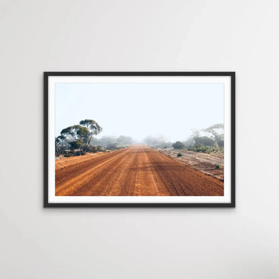 Red Dirt Road- Australian Outback Landscape Photographic Print I Heart Wall Art Australia
