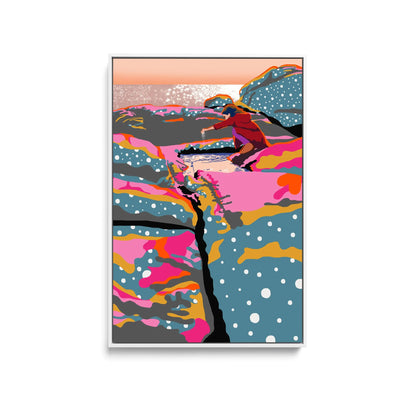 Rockpool Magic By Unratio - Stretched Canvas Print or Framed Fine Art Print - Artwork I Heart Wall Art Australia 