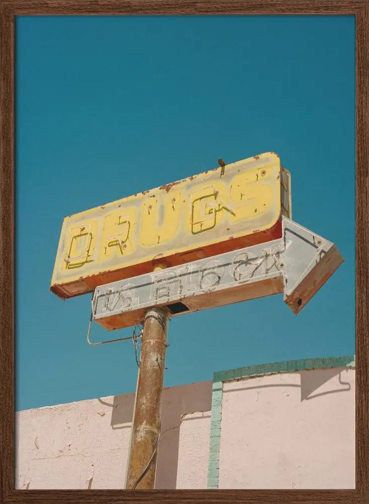 Route 66 II - Stretched Canvas, Poster or Fine Art Print I Heart Wall Art