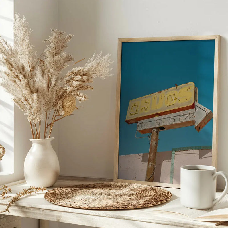 Route 66 II - Stretched Canvas, Poster or Fine Art Print I Heart Wall Art