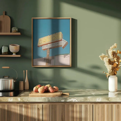 Route 66 II - Stretched Canvas, Poster or Fine Art Print I Heart Wall Art